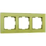 Рамка Werkel Favorit на 3 поста фисташковый WL01-Frame-03 4690389098635
