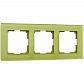 Рамка Werkel Favorit на 3 поста фисташковый WL01-Frame-03 4690389098635 - фото №1