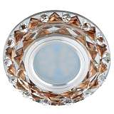 Встраиваемый светильник Fametto Luciole DLS-L130 GU5.3 Chrome/Brown