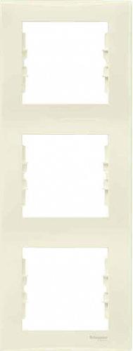 Рамка 3-постовая вертикальная Schneider Electric Sedna SDN5801347