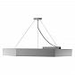 Подвесной светодиодный cветильник Geometria ЭРА Hexagon SPO-121-W-40K-038 38Вт 4000К белый Б0050550 - фото №5