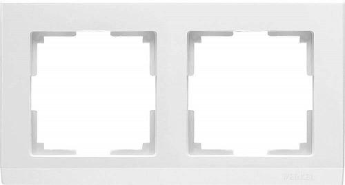 Рамка Werkel Stark на 2 поста белый WL04-Frame-02-white 4690389047114