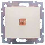 Переключатель одноклавишный на 2 направления Legrand Valena 10A 250V с подсветкой слоновая кость 774325