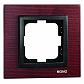 Рамка 1-постовая Mono Electric Style черешня 107-500000-160 - фото №1