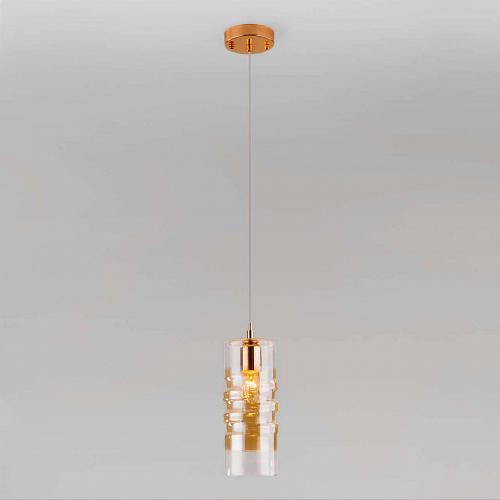 Подвесной светильник Eurosvet Block 50185/1 золото