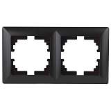 Рамка 2-постовая ЭРА Intro Solo антрацит 4-502-05 Б0043414
