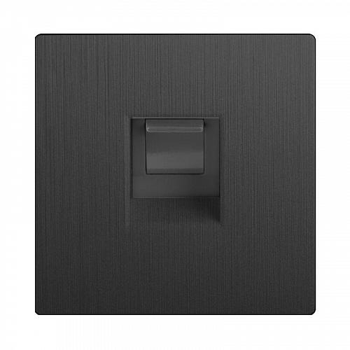 Розетка Werkel Ethernet RJ-45 Графит рифленый WL04-RJ-45 4690389145971