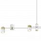Подвесная люстра Lumien Hall Саурис LH8020/6P-WT-GD - фото №4