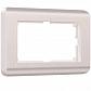 Рамка Werkel Stream для двойной розетки перламутровый W0082113 4690389162589 - фото №1