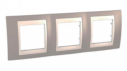 Рамка 3-постовая Schneider Electric Unica Хамелеон MGU6.006.574