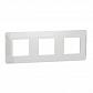 Рамка 3-постовая Schneider Electric Unica New NU200618 - фото №1