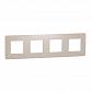 Рамка 4-постовая Schneider Electric Unica New NU200844 - фото №1