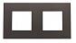 Рамка 2-постовая ABB Zenit антрацит 2CLA227200N1801 - фото №1