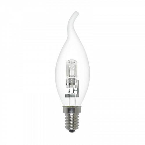 Лампа галогенная (01086) Uniel Е14 28W прозрачная HCL-28/CL/E14 flame