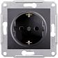 Розетка Schneider Electric Sedna с/з со шторками 16A 250V SDN3000170 - фото №1