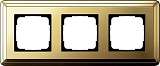 Рамка 3-постовая Gira ClassiX латунь 0213631