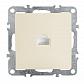 Розетка компьютерная Feron Stekker Эрна слоновая кость PST00-9107-02 39325 - фото №1