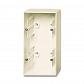 Коробка для накладного монтажа 2-постовая ABB Basic55 слоновая кость 2CKA001799A0972 - фото №1