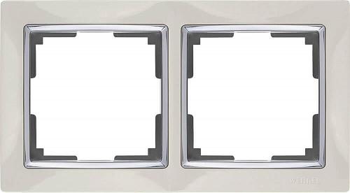 Рамка Werkel Snabb на 2 поста слоновая кость WL03-Frame-02-ivory 4690389046315