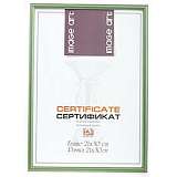 Фоторамка Image Art 6011-8/Е зеленая certificate 21x30 (12/24/480) C0036049