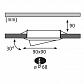 Встраиваемый светильник Paulmann Messing 92085 - фото №2