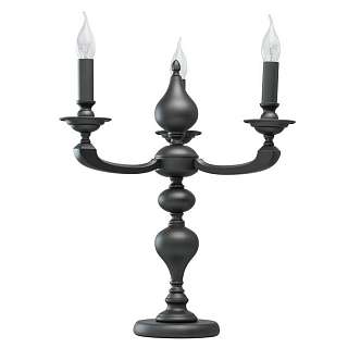 Декоративные настольные лампы графитового цвета