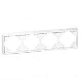 Рамка 4-модульная Efapel Apolo 5000 Standard белый 50941 TBR