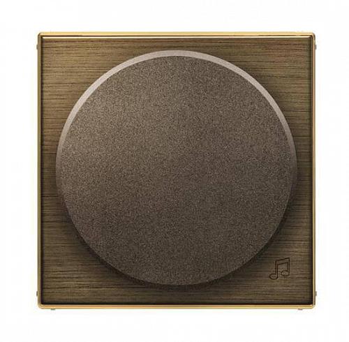 Лицевая панель ABB Sky регулятора громкости античная латунь 2CLA855900A1201