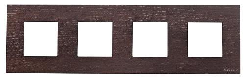 Рамка 4-постовая ABB Zenit венге 2CLA227400N2101