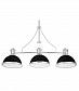 Подвесная люстра Lumina Deco Ettore LDP 710-3 BK+CHR - фото №3