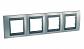 Рамка 4-постовая Schneider Electric Unica Top MGU66.008.238 - фото №1