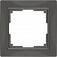 Рамка Werkel Snabb Basic на 1 пост серо-коричневый WL03-Frame-01 4690389099038 - фото №1