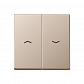 Клавиша двойная жалюзийная Jung A 500 шампань A595PCH - фото №1