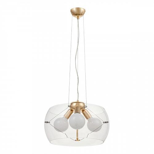 Подвесная люстра Lumina Deco Globo LDP 6018-400 PR+F.GD