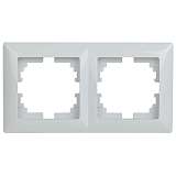 Рамка 2-постовая ЭРА Intro Solo белый 4-502-01 Б0043410