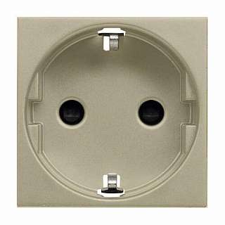 Розетки цвета шампань