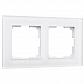 Рамка на 2 поста Werkel Favorit белый матовый W0021105 4690389159572 - фото №1