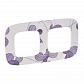 Рамка 2-постовая Legrand Valena Allure Флора белая 754362 - фото №1