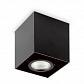Потолочный светильник Ideal Lux Mood PL1 D09 Square Nero 243948 - фото №1
