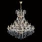 Каскадная люстра Crystal Lux Hollywood SP53 Gold - фото №1
