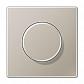 Накладка для поворотного диммера Jung нержавеющая сталь ES1940 - фото №1