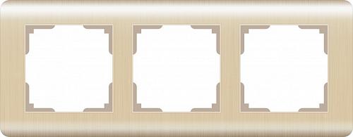 Рамка Werkel Stream на 3 поста шампань WL12-Frame-03 4690389079146