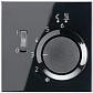 Накладка регулятора теплого пола Jung LS 990 черная LSFTR231PLSW - фото №1