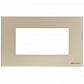 Рамка 4-модульная ABB Zenit итальянский стандарт шампань 2CLA247400N1901 - фото №1