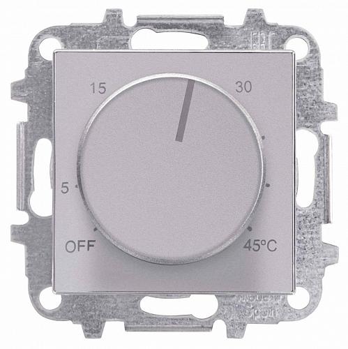 Лицевая панель ABB Sky терморегулятора серебристый алюминий 2CLA854090A1301