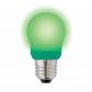 Лампа энергосберегающая (03039) Uniel E27 9W Green зеленый ESL-G45-9/GREEN/E27 - фото №1