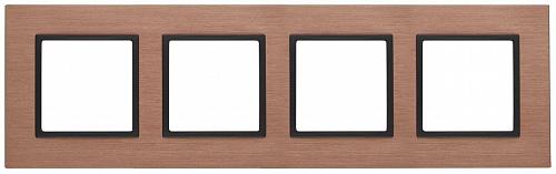 Рамка 4-постовая ЭРА Elegance 14-5204-14 Б0034562