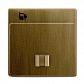 Лицевая панель ABB Dynasty розетки USB латунь античная 2CKA006400A0036 - фото №1