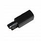 Ввод питания для шинопровода правый Uniel UBX-A01 Black 09736 - фото №1