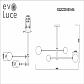 Подвесная люстра Evoluce Arcola SLE220103-04 - фото №2